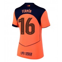 Barcelona Fermin Lopez #16 Tretí Ženy futbalový dres 2025-26 Krátky Rukáv